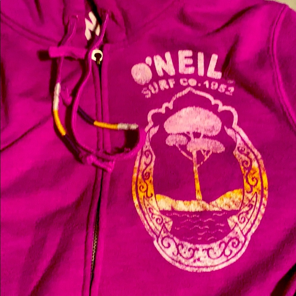 O’Neill Fuschia sweatshirt size large